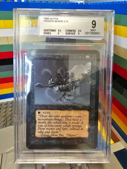 1993 Alpha Frozen Shade BGS 9 Graded Magic MTG - Image 1