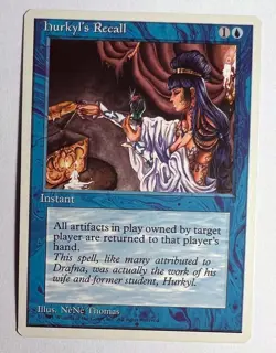 MTG Hurkyls Recall FOURTH EDITION 4TH Near Mint NM UNPLAYED Magic The Gathering - Image 1