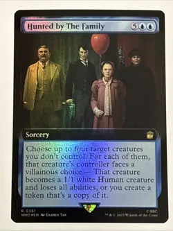 MTG Universes Beyond: Doctor Who Hunted by The Family Extended Art Foil 0361 NM - Image 1