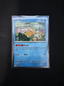 Pokemon TCG Psyduck MEP 007 Mega Evolution Blister Promo - Image 1