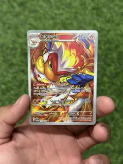 Pokemon Infernape 173/167 Sv06: Twilight Masquerade Holo (NM) - Image 1