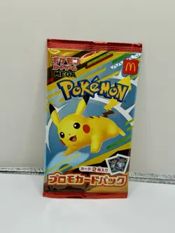 2025 Japanese Pokemon TCG McDonald’s Promo Pikachu 020/M-P Sealed Pack - Image 1