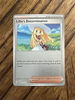 Lillie's Determination (Reverse Holo) 119/132 Uncommon Pokemon Mega Evolution - Image 1