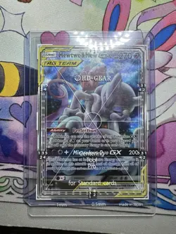 Pokemon TCG Mewtwo & Mew GX Tag Team SM191 & Reshiram & Charizard Gx Sm201 BONUS - Image 3