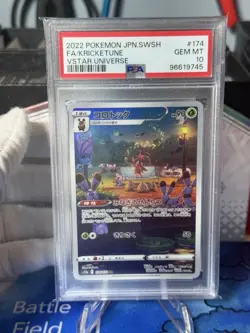 PSA 10 GEM MINT FA Kricketune 174/172 - 2022 Pokemon Japanese VSTAR Universe - Image 1