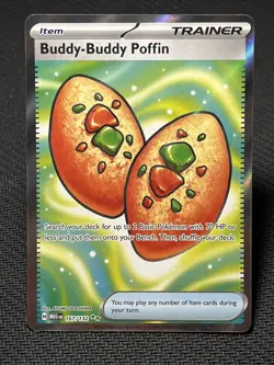 Buddy-buddy Poffin 167/132 Full Art Mega Evolutions Pokemon TCG Near Mint - Image 1