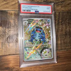 2025 POKEMON BLK EN-BLACK BOLT ILLUSTRATION RARE #105 SEISMITOAD PSA 9 - Image 2