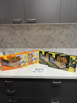 Pokemon TCG- Reshiram & Charizard/Pikachu & Zekrom GX Tag Team Boxes-2 Available - Image 1