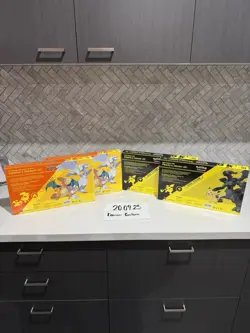 Pokemon TCG- Reshiram & Charizard/Pikachu & Zekrom GX Tag Team Boxes-2 Available - Image 2