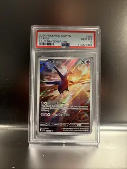 2024 POKEMON SSP EN-SURGING SPARKS ILLUSTRATION RARE #203 LATIOS PSA 10 - Image 1