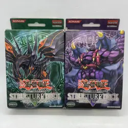 Yu-Gi-Oh Dragon's Roar & Zombie Madness 1st Edition Structure Decks Sealed Packs - Image 1