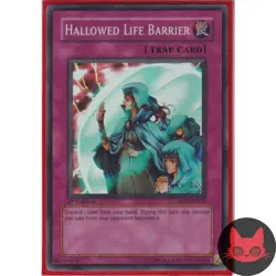 Yugioh Hallowed Life Barrier SOD-EN060 Super Rare 1st Edition NM - Image 1