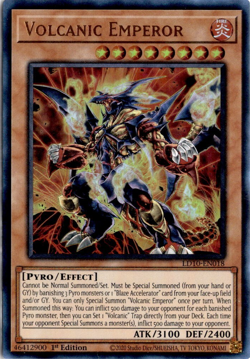 Volcanic Emperor YuGiOh LD10-EN018 Ultra Rare 1st Edition NM - Image 1