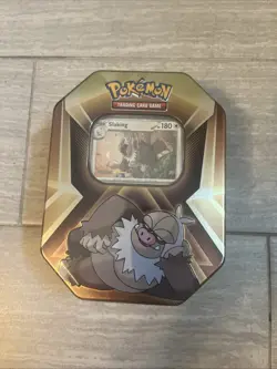 Pokemon Pokemon Trading Cards Slaking TIN TCG Booster Packs Slake Box Card Game - Image 1