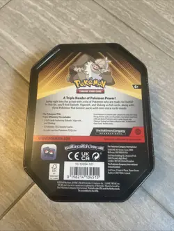 Pokemon Pokemon Trading Cards Slaking TIN TCG Booster Packs Slake Box Card Game - Image 4