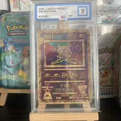 PG poke grade 7 Ancient Mew Holo - 2000 Movie Promo Pokemon TCG Card - Image 2
