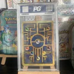 PG poke grade 7 Ancient Mew Holo - 2000 Movie Promo Pokemon TCG Card - Image 3