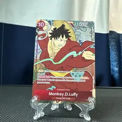Monkey D Luffy ST10-006 English Version 1st Anniversary Set Promo One Piece Card - Image 1