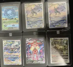 Pokemon Card Lot (Bubble Mew, Leafeon, Glaceon, Deoxys And Darkrai) SIR English - Image 1