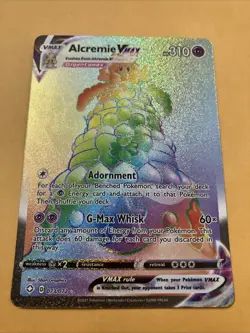 Alcremie VMAX 073/072 Shining Fates Full Art Secret Rare Holo Pokemon Card NM - Image 1