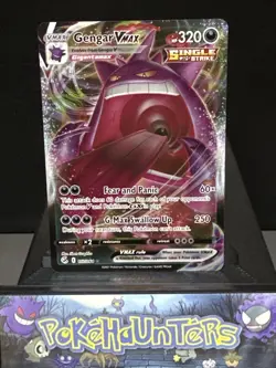 Pokemon Card Gengar VMAX 157/264 Fusion Strike Full Art Rare Light Play - Image 1