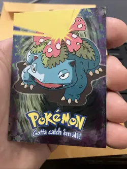 Venusaur #03 E3 of 12 Topps Pokemon Trading Card - Image 2