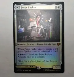Peter Parker Amazing Spider-Man Marvel's Spider-Man Magic The Gathering MTG Foil - Image 1