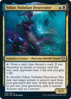 Vohar, Vodalian Desecrator - Near Mint MTG Dominaria United - Image 1