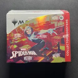 MTG Marvel Spider-Man Collector Booster Box 12 Packs English Sealed New - Image 1