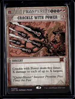 Crackle With Power - 22 - OTP - NM - MTG Magic the Gatheringg - Image 1