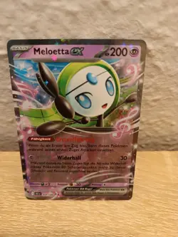Pokemon Karte: Meloetta EX 044/086 Schwarze Blitze Near Mint Deutsch - Image 1