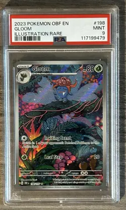 2023 POKEMON GLOOM 198/197 PSA 9 US SELLER FAST SHIPPING - Image 1