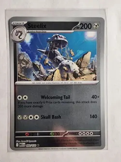 2025 Pokemon Steelix 093/132 Me01: Mega Evolution Rare Reverse Holo - Image 1