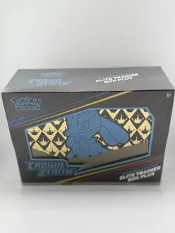 Crown Zenith Pokemon Center Exclusive Elite Trainer Box Plus Factory Sealed - Image 1