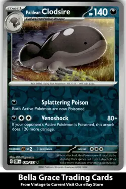 Paldean Clodsire #129/197 SV03: Obsidian Flames Pokemon Uncommon Reverse Holo - Image 1