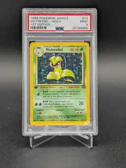 PSA 9 Victreebel 14/64 - Jungle 1st Edition Holo Rare - Pokemon - Image 1