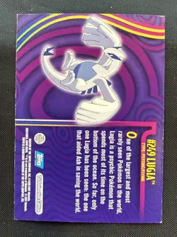 2001 Topps Pokemon Johto Series 3 Lugia Foil #249 - NM/LP - Image 2