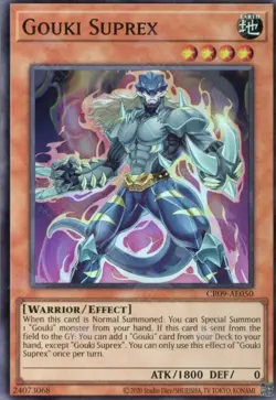 Yugioh Asian-English Gouki Suprex CR09-AE050 Super Rare - Image 1