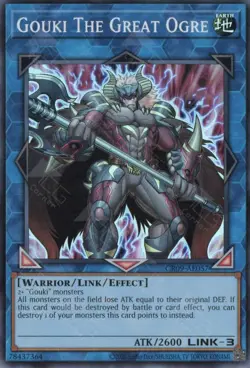 Yugioh Asian-English Gouki The Blade Ogre CR09-AE057 Super Rare - Image 1