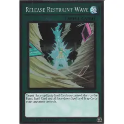 NKRT-EN029 Release Restraint Wave Platinum Rare Limited Edition NM YuGiOh TCG - Image 1