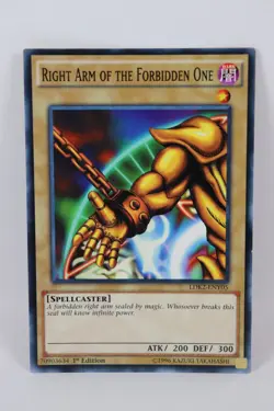 Yugioh! MP Right Arm of the Forbidden One - LDK2-ENY05 - Common - 1st Edition NM - Image 1