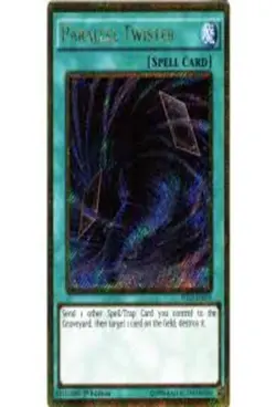 PGL2-EN019 Parallel Twister Gold Secret Rare 1st Edition Near Mint YuGiOh TCG - Image 1