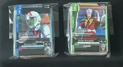 Gundam Card Game Demo Deck SET (Char Aznable + Amuro Ray) SEALED ENGLISH - Image 1