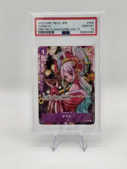PSA10 One Piece Card Yamato Promo OP Magazine Vol.17 Japanese GEM MT From Japan - Image 1