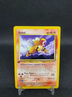 Entei 17/64 Neo Revelation 1st Edition Rare WOTC NM Pokemon Card - Image 1