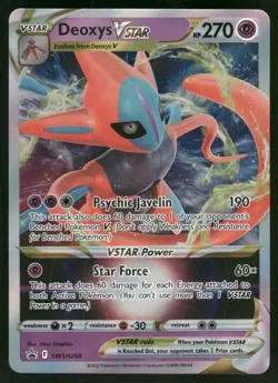 Deoxys VSTAR - SWSH268 Promo Holo NM Pokemon SWSH: Sword & Shield Promo Cards - Image 1