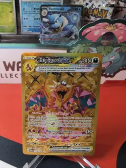Charizard ex 228/197 Obsidian Flames Gold Secret Rare NM Pokemon Card - Image 1