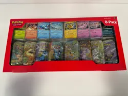Pokemon TCG Prismatic Evolutions Costco 8 Mini-Tin Bundle w/ Promo Cards - Image 1