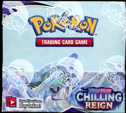 SWSH Chilling Reign SEALED Booster Box (36 Packs of Pokemon Cards) - Image 2
