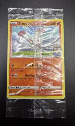 Scorbunny on the Ball 004/005 Pokemon Card - New and Sealed - Image 1